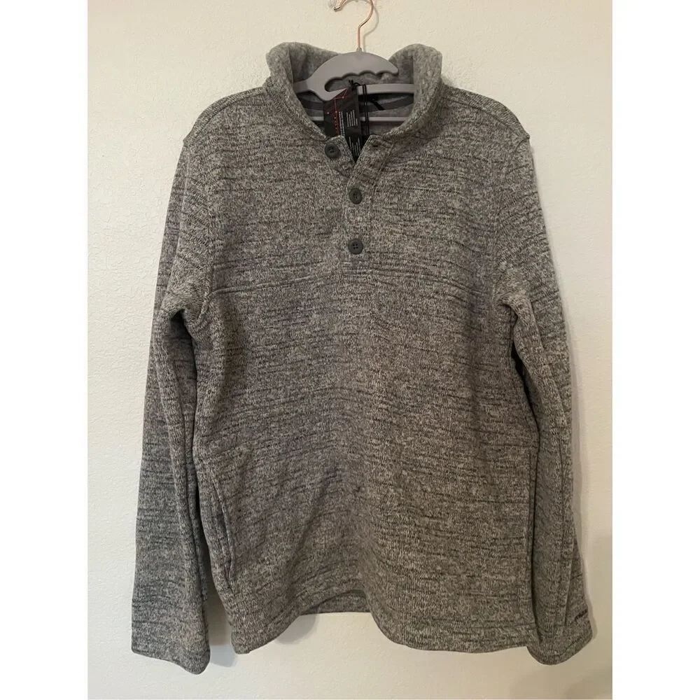 prAna Men's Tri Thermal Threads Henley NEW NWT